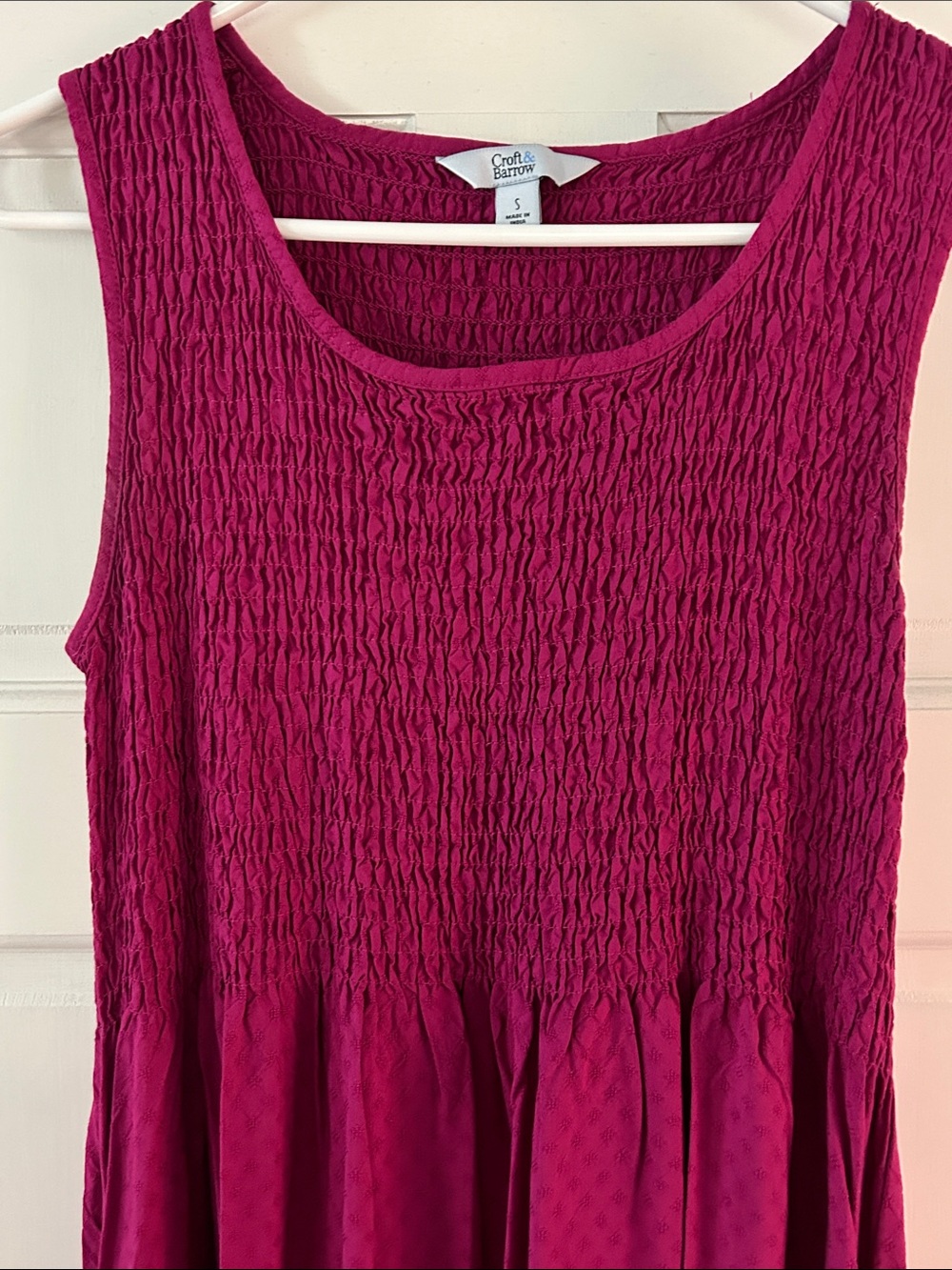 croft & barrow Sleeveless Fuchsia Maxi Dress - Picture 3 of 4